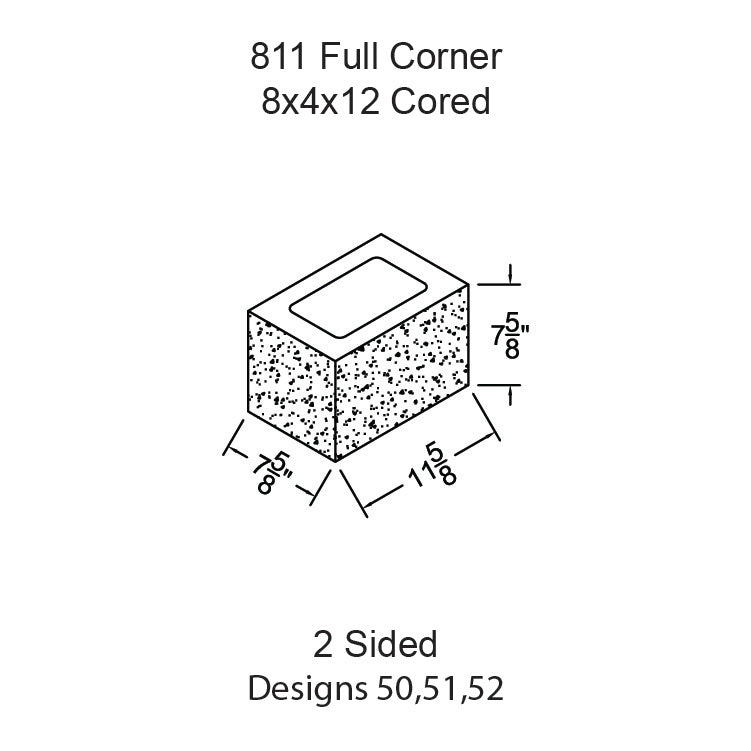#811 - Full Corner Cored