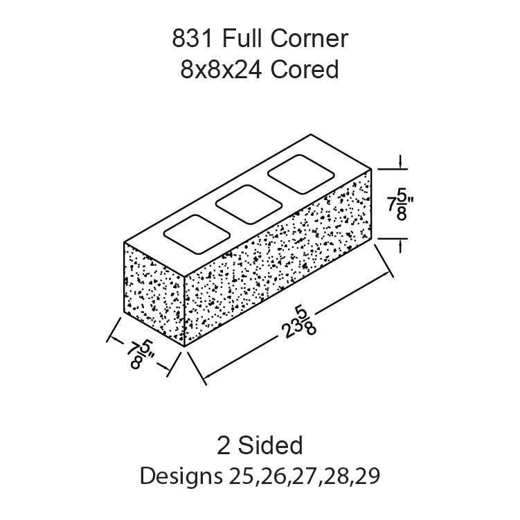 #831 - Corner Cored